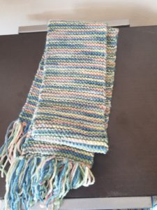 Multi-colored scarf