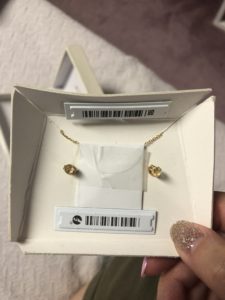 Floral jewelry set