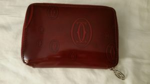 Cartier Happy Birthday Zipped Compact Wallet