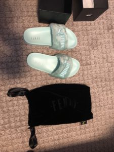 Puma Fenty Slides - Green