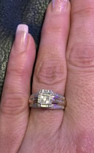 1/2 CT. TW 10k diamond ๐ ring