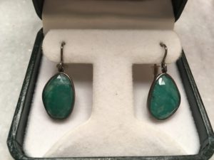 Emerald Earrings 9.65 carats
